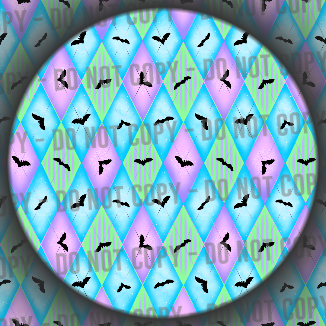 Argyle Bats - Pastel