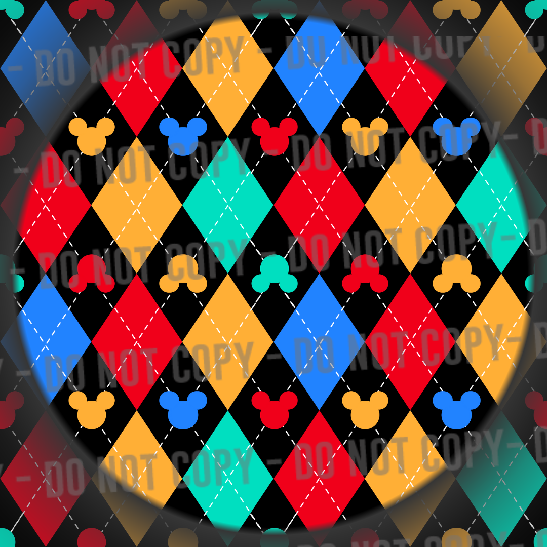 Argyle Mouse - Bright