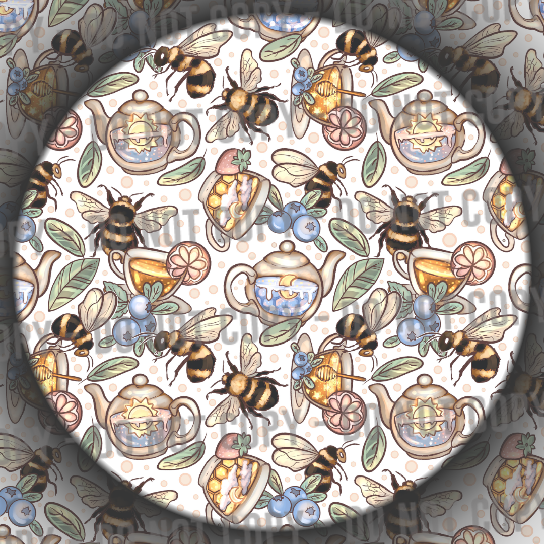 Bees & Teas - White