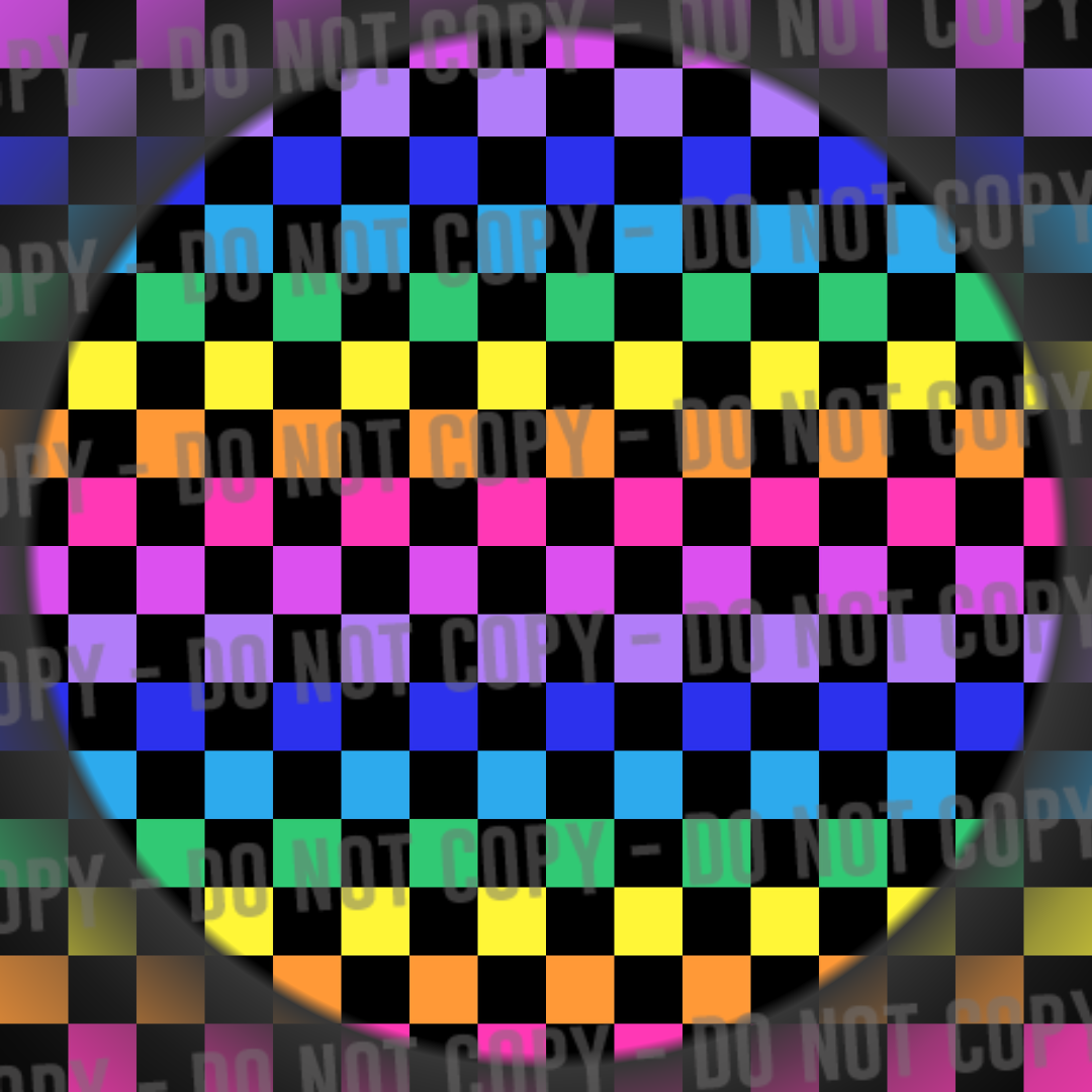 Black Rainbow Checks