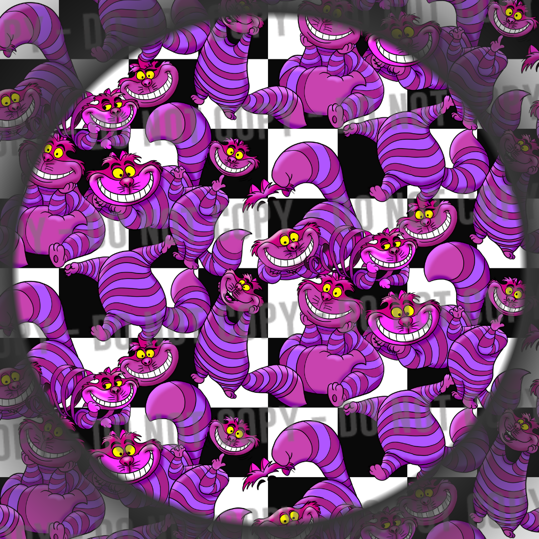 Black & White Check Cats