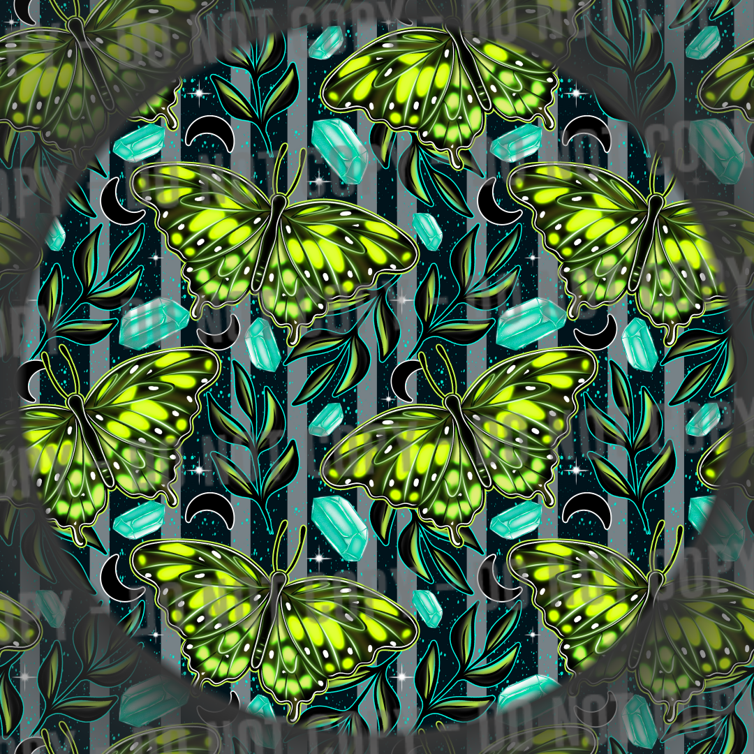 Bright Green Butterflies