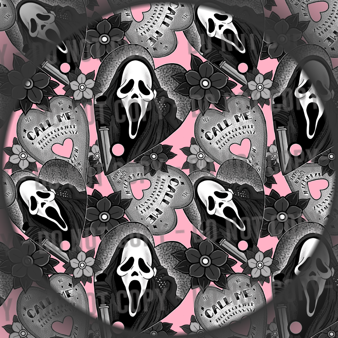 Call Me - Pink And Grey