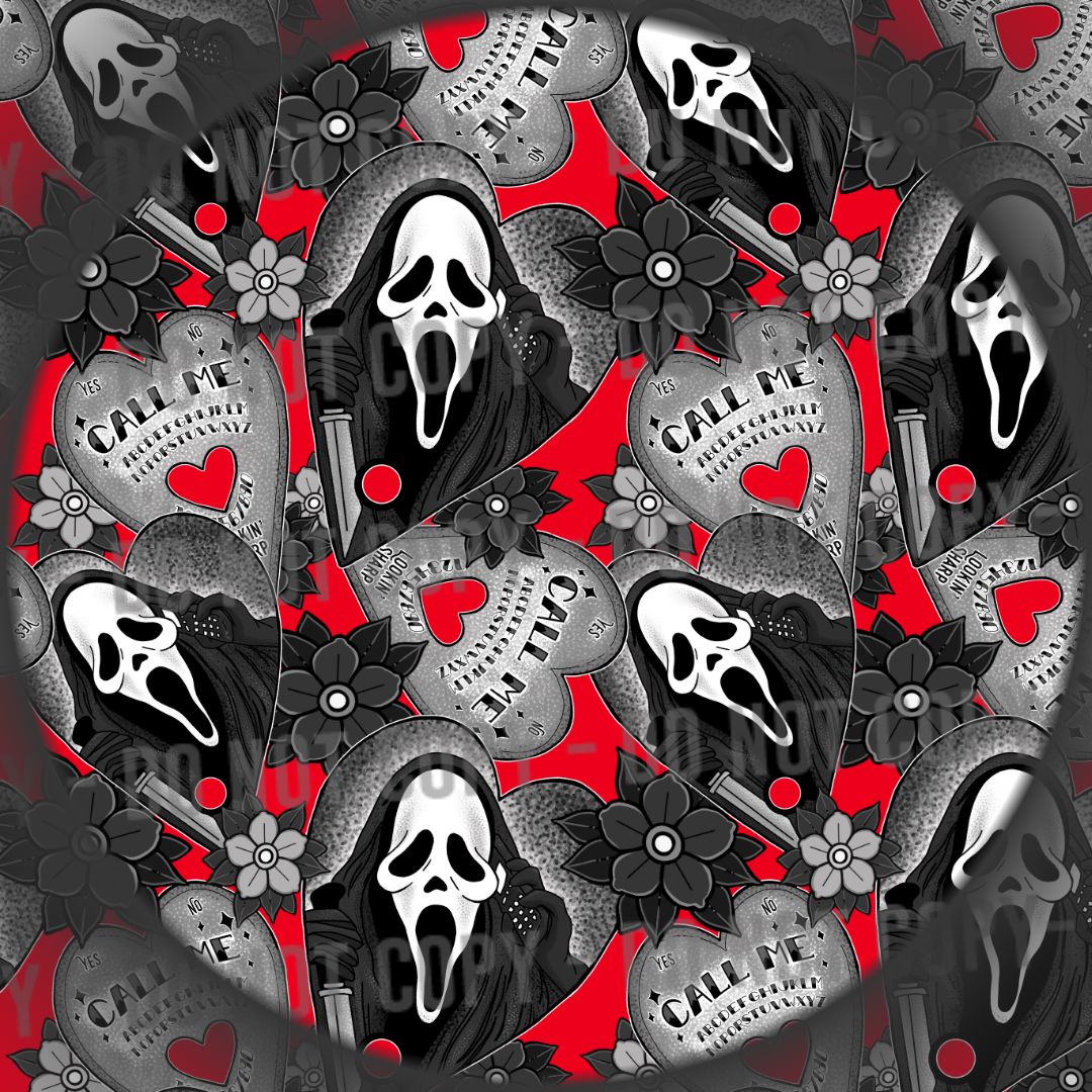 Call Me - Red & Grey