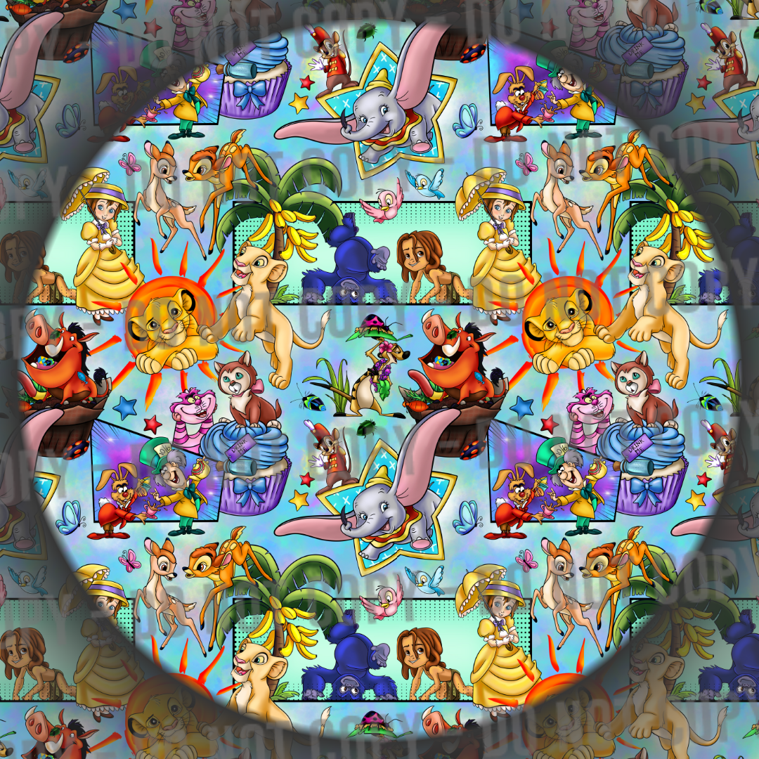 Character Mashup Comic Panels