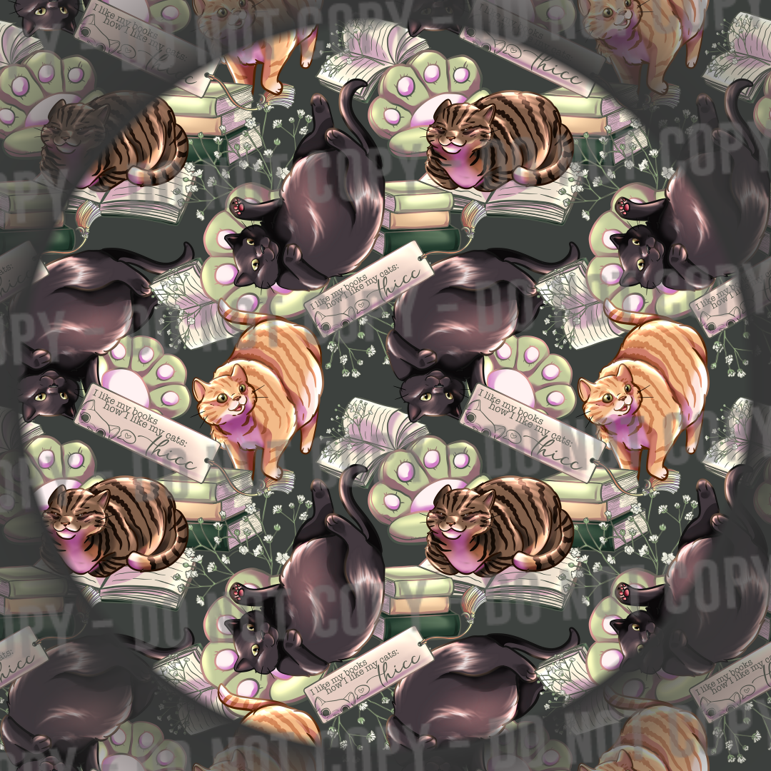 Chunky Book Cats - Green