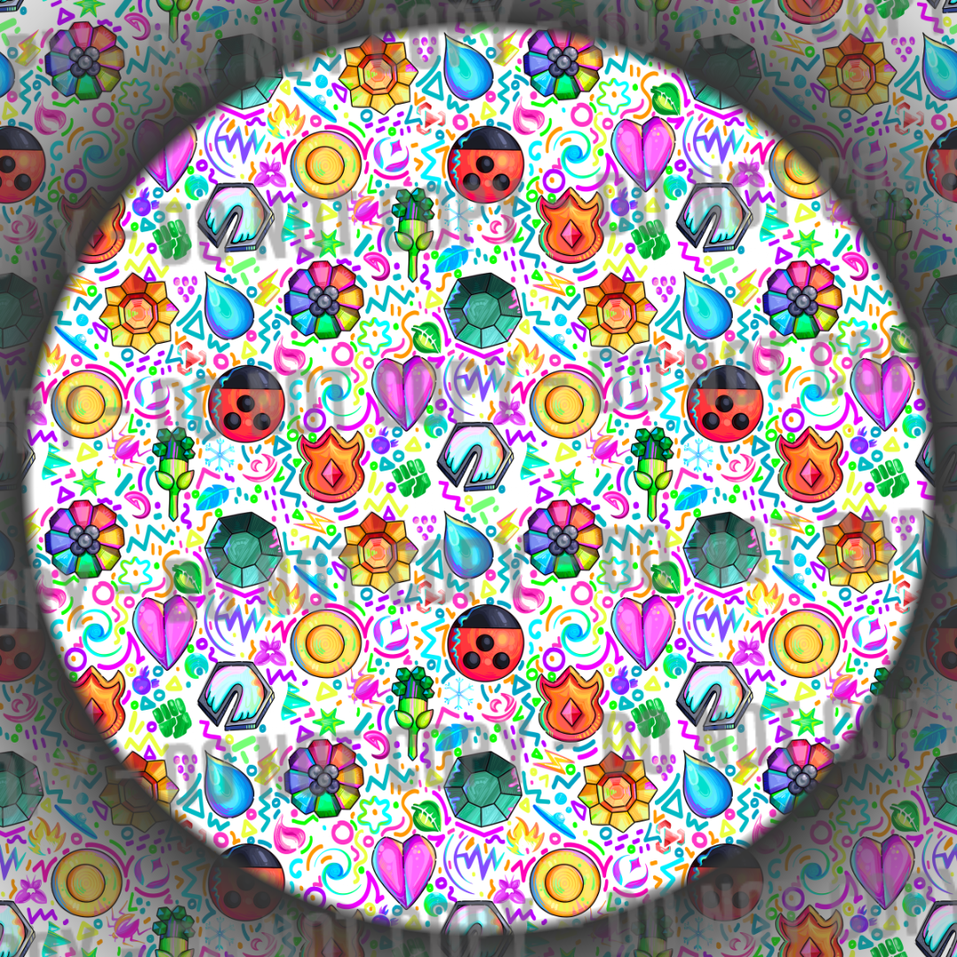 Clear Vinyl - Poke Badges