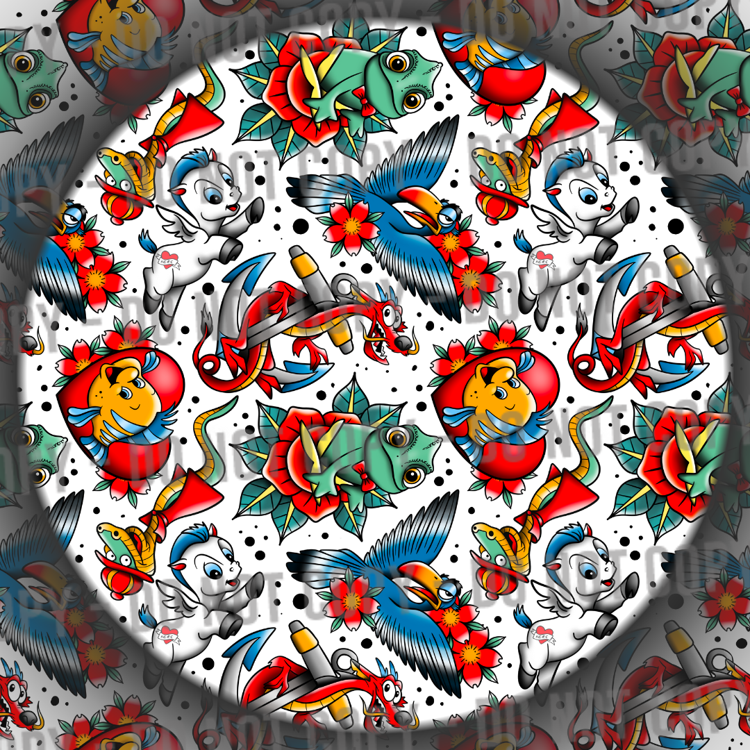 Clear Vinyl - Tattoo Characters