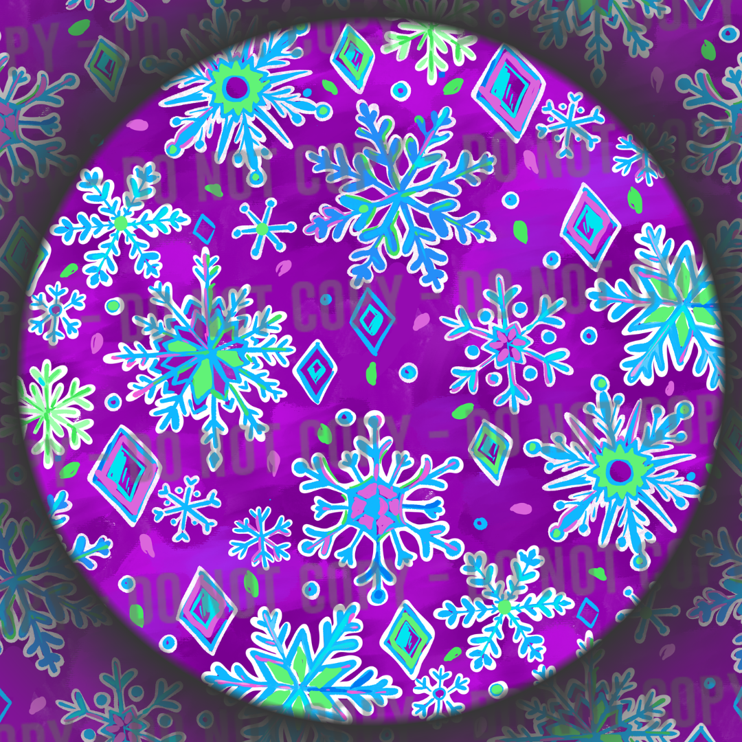 Co-Ord - Floral Ice Queen - Purple