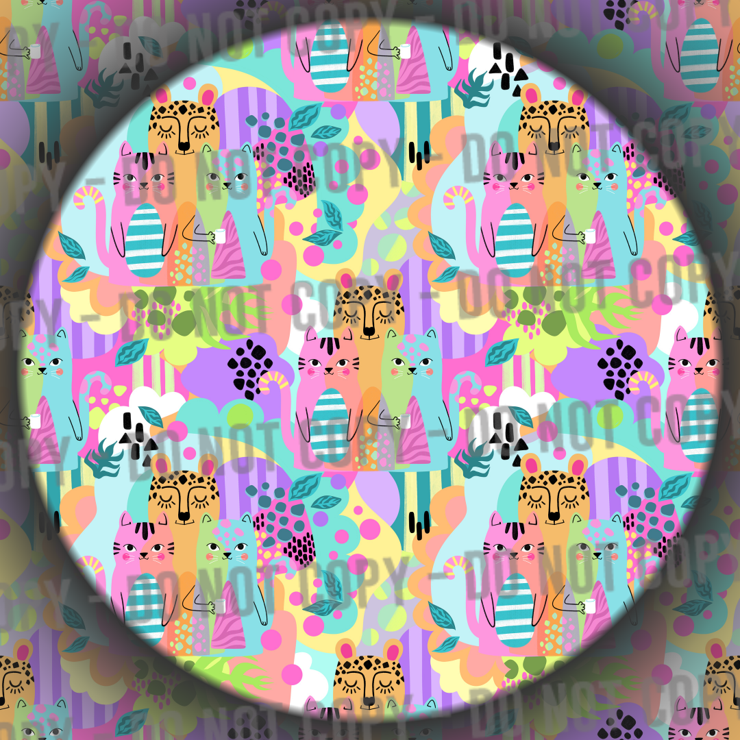 Colourful Cats