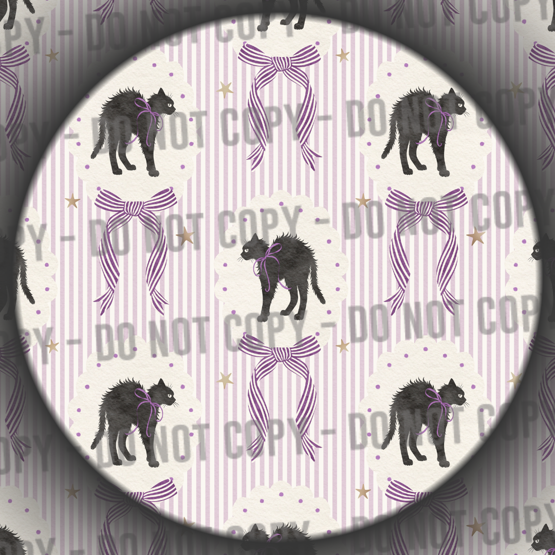 Coquette Halloween Cats - 1
