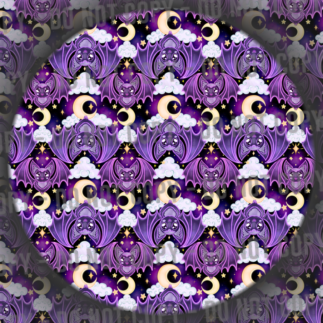 Cute Bats - Purple