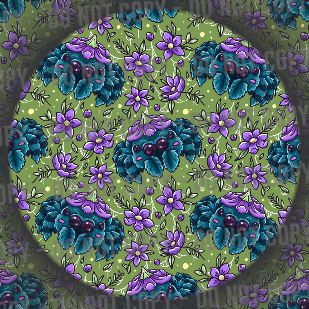 Cute Floral Spider - 2