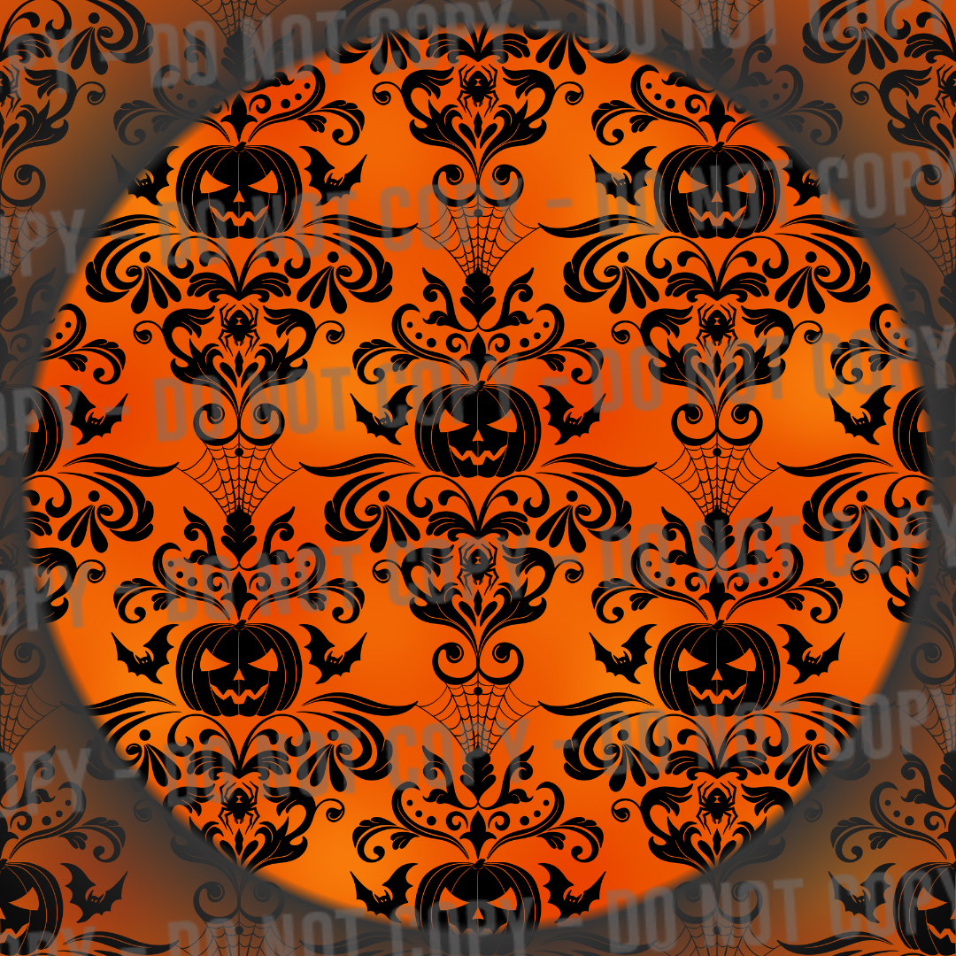 Damask Pumpkins - Orange