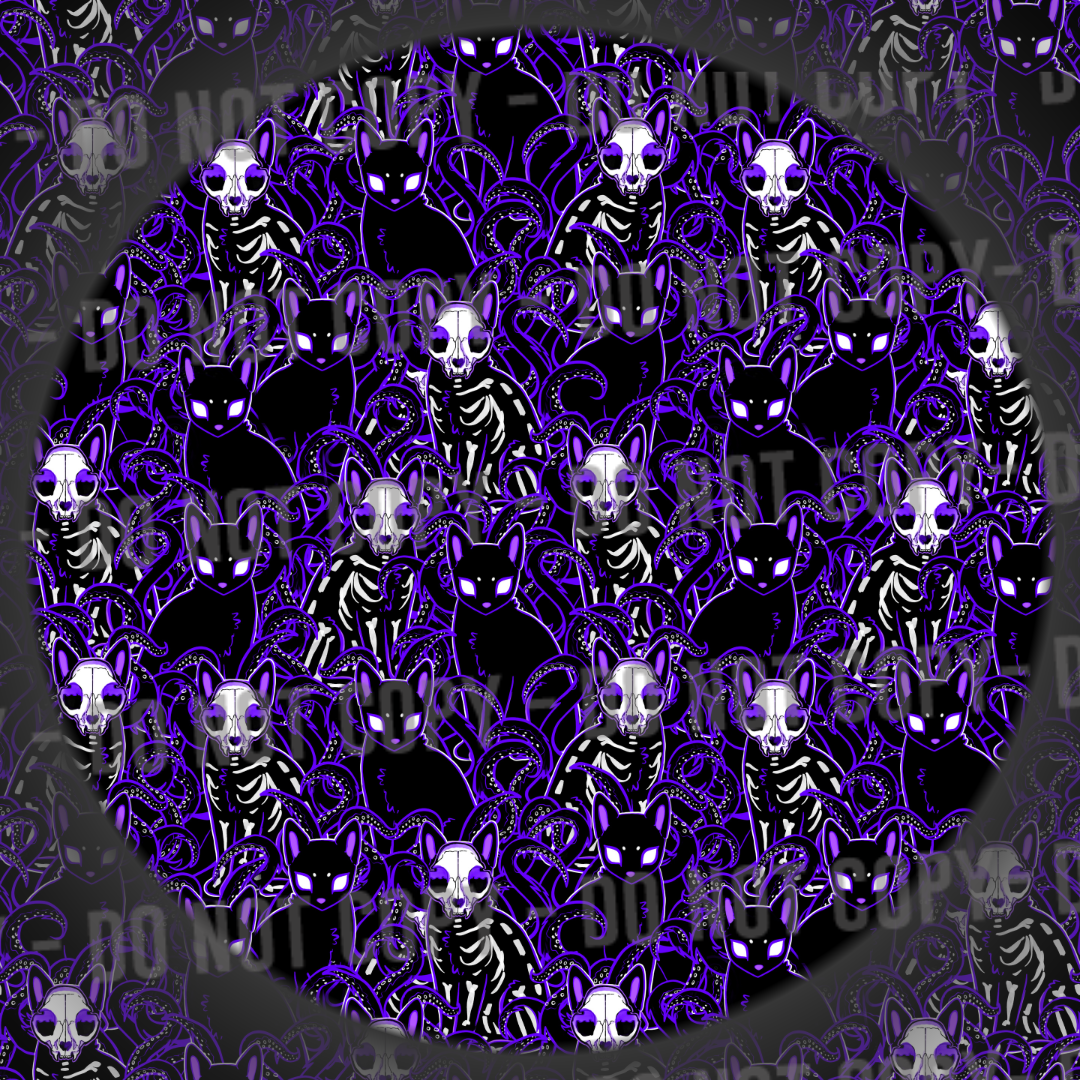 Eldritch Cats - Purple