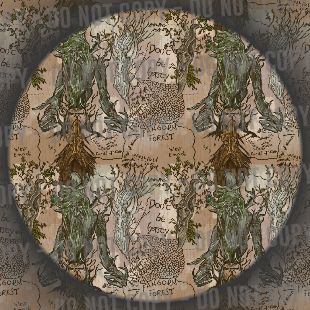 Fangorn Forest Map - Parchment