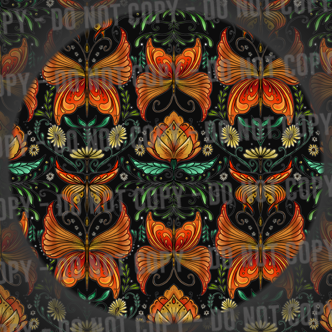 Floral Butterflies - 3