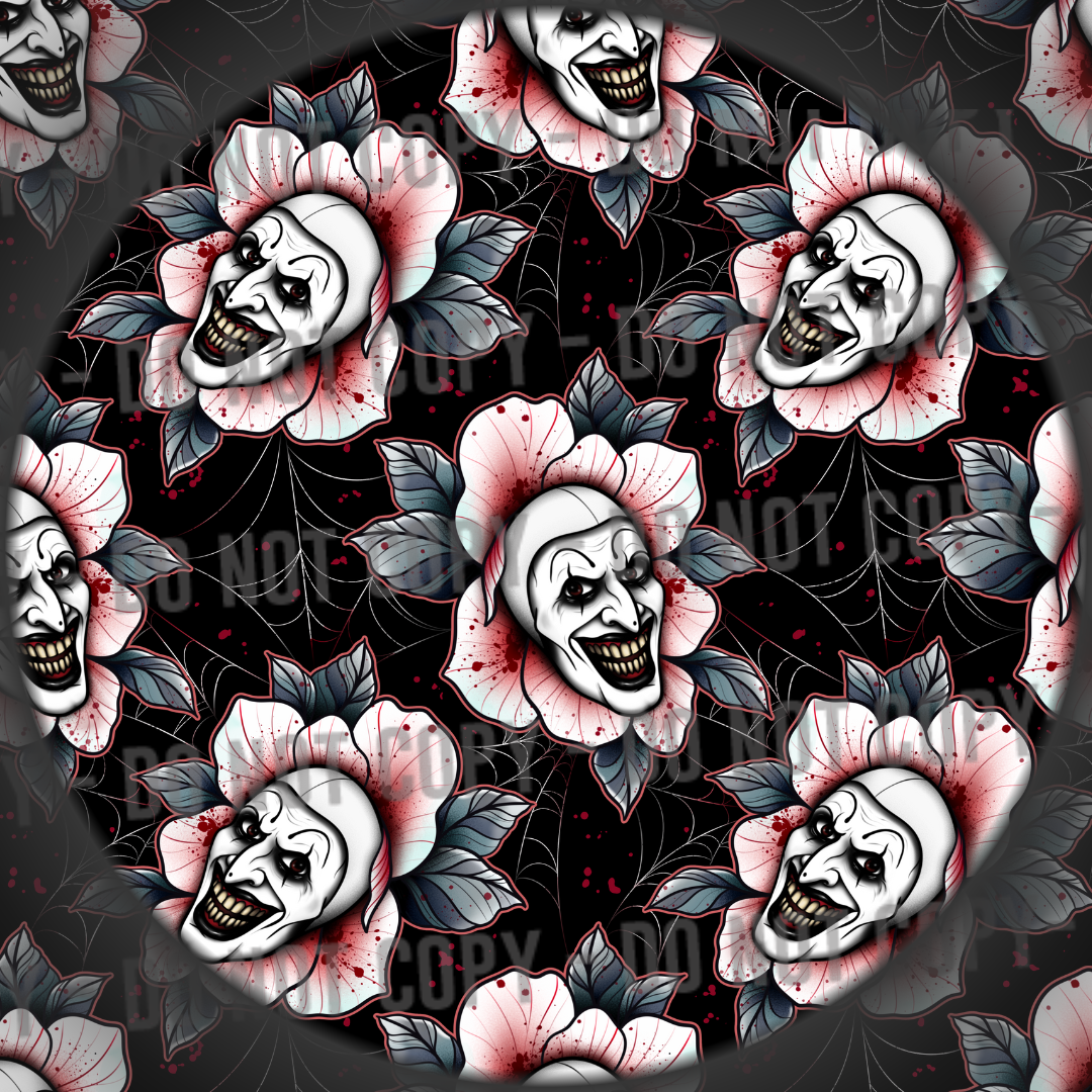 Floral Clown - Black