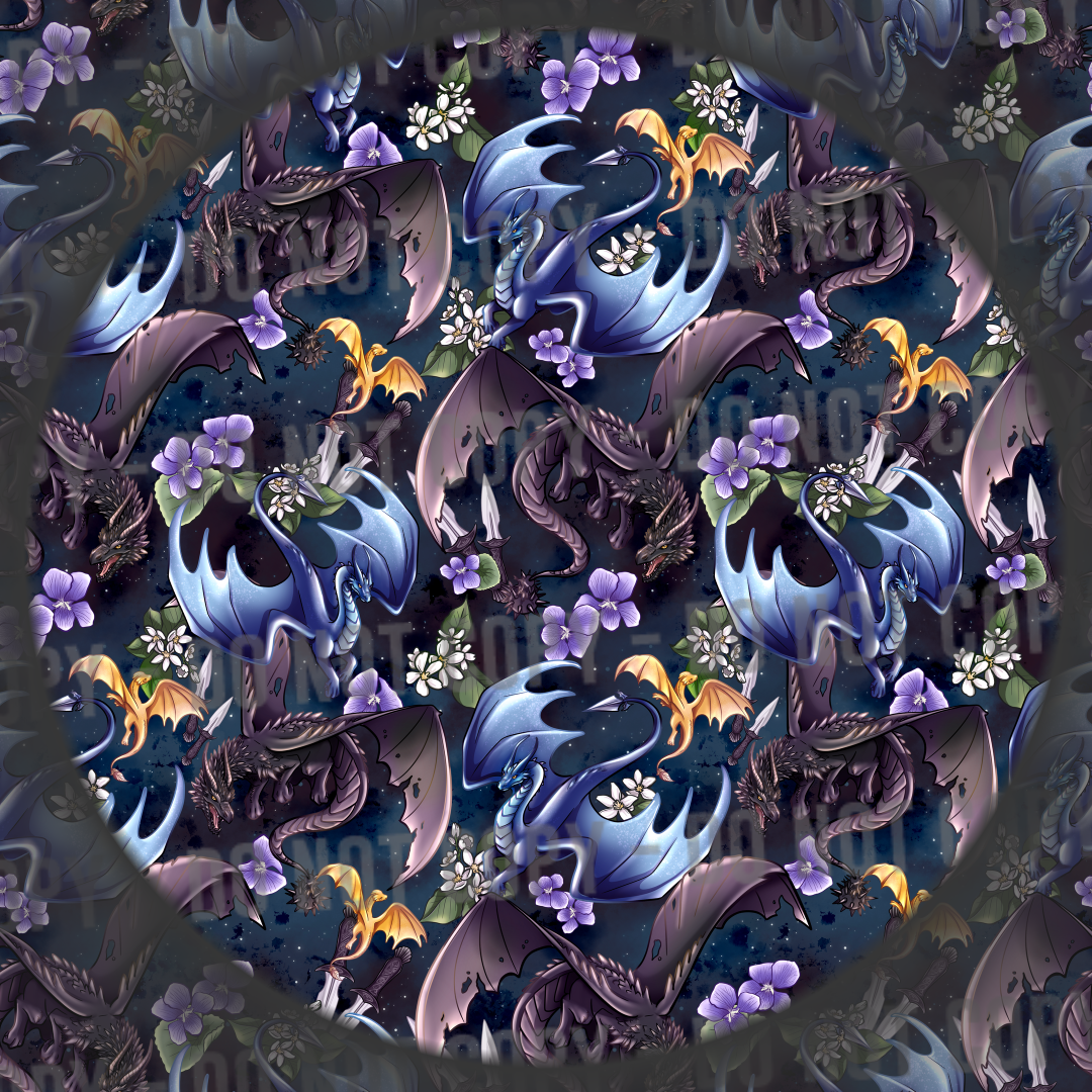 Floral Dragons