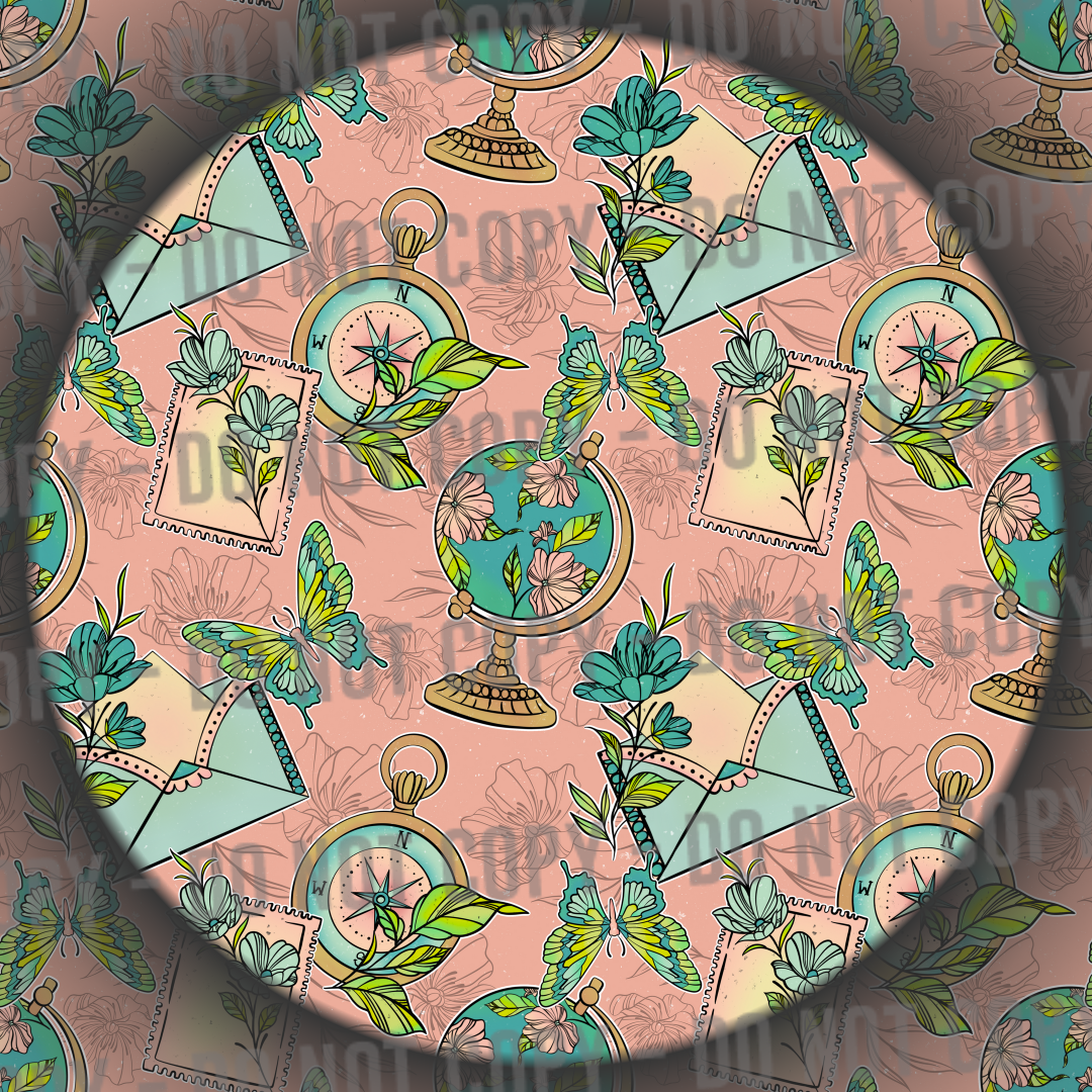 Floral Travels - Pink