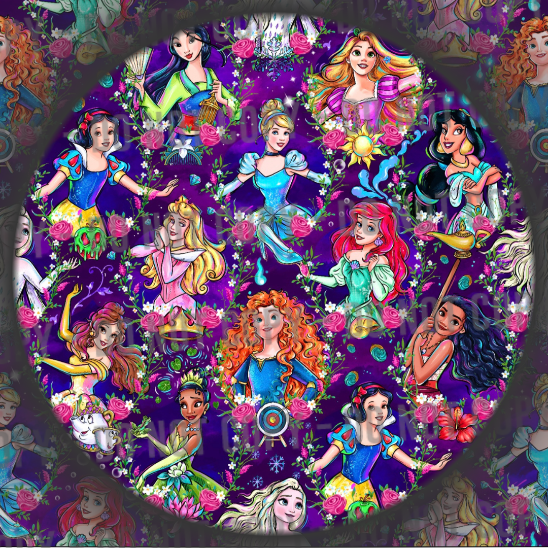 Flower Power Princess - Purple