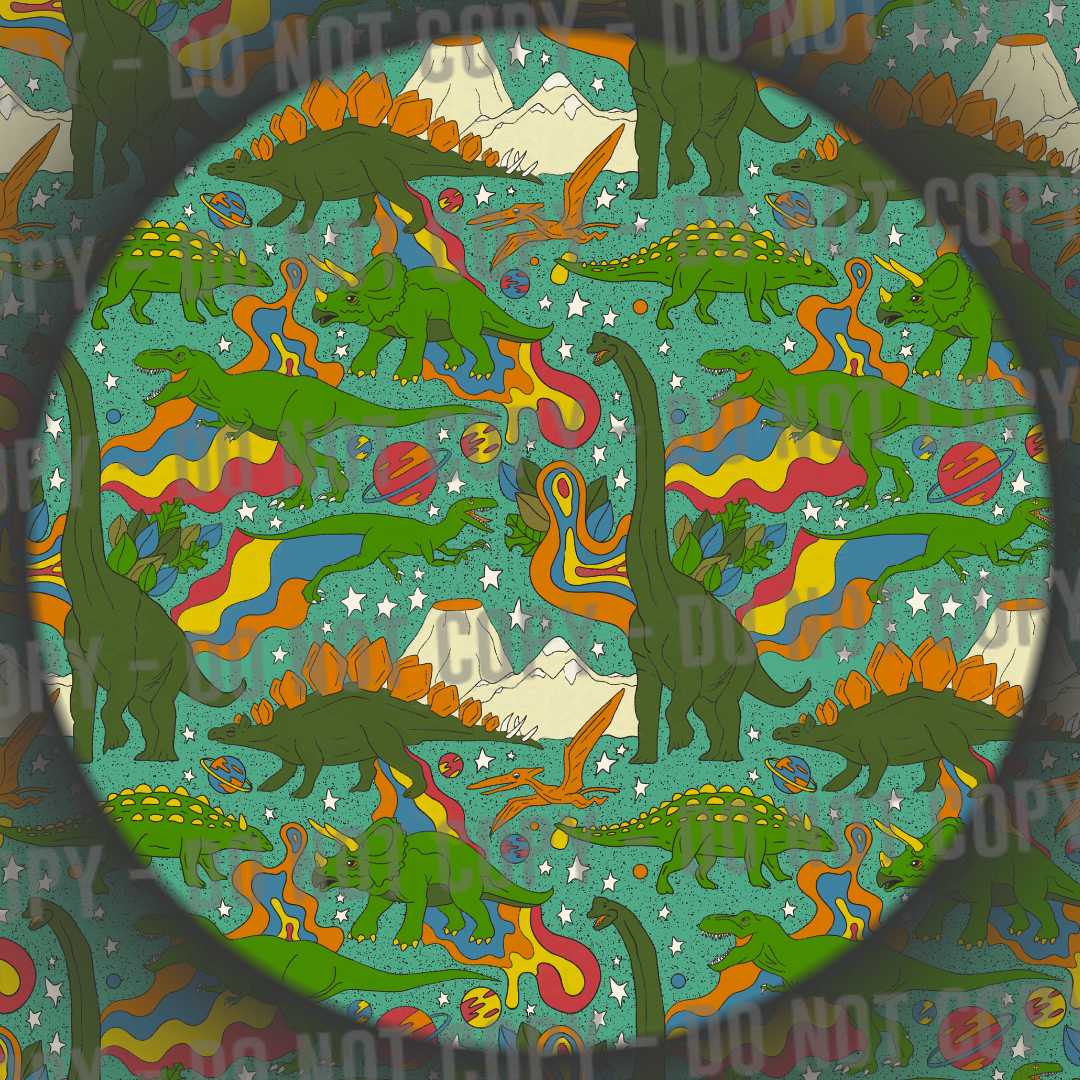 Funky Dinosaur - Teal