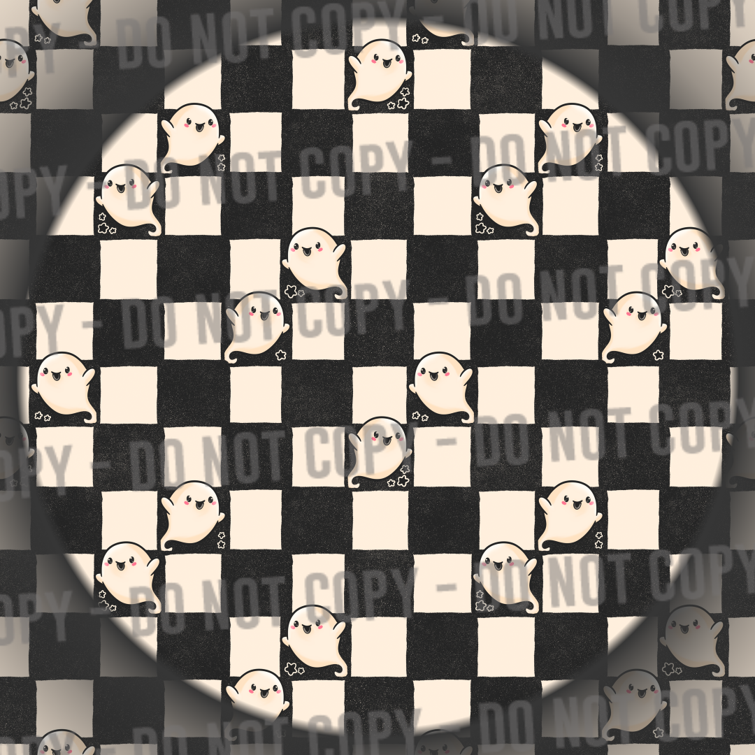 Ghost Checks - Black & White