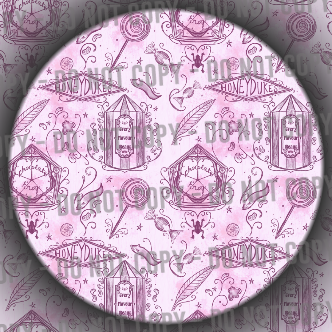 Magic Snacks - Pink Sketch