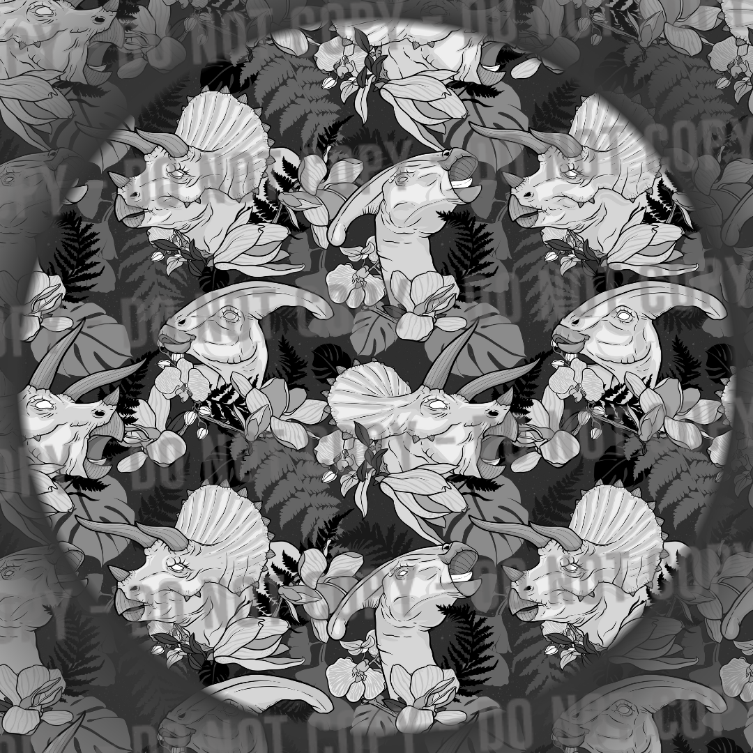Mesozoic Magnolias - Grey