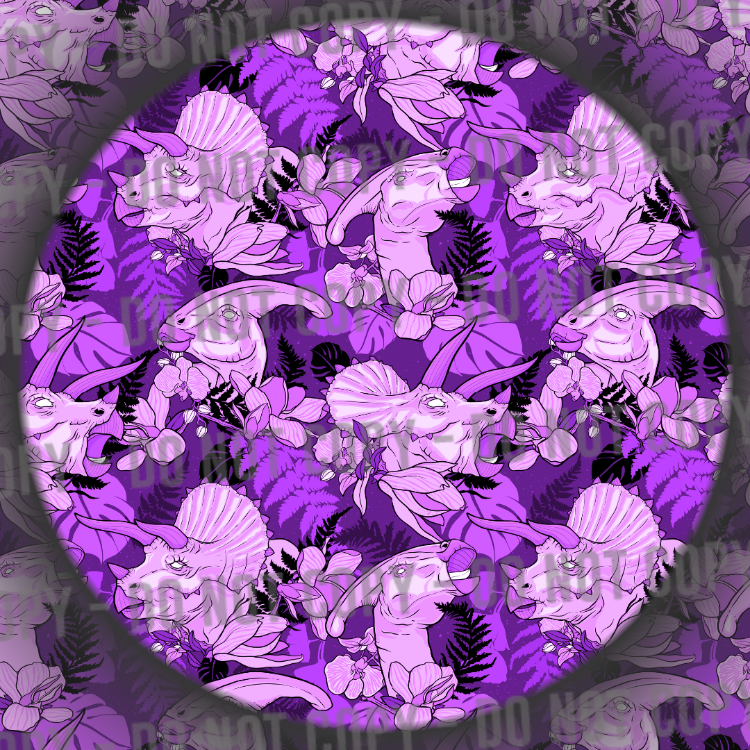 Mesozoic Magnolias - Purple
