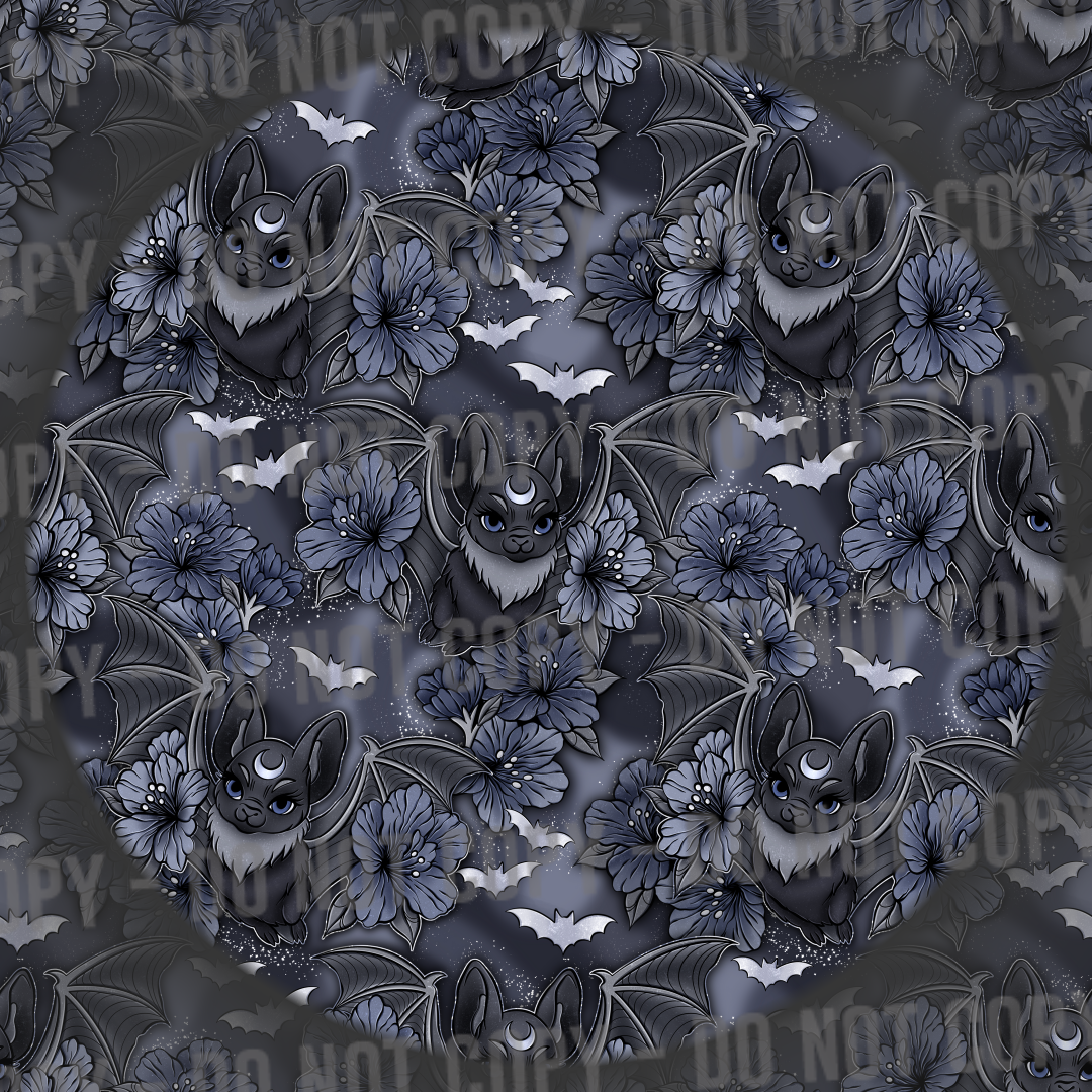 Midnight Moon Bats - Blue