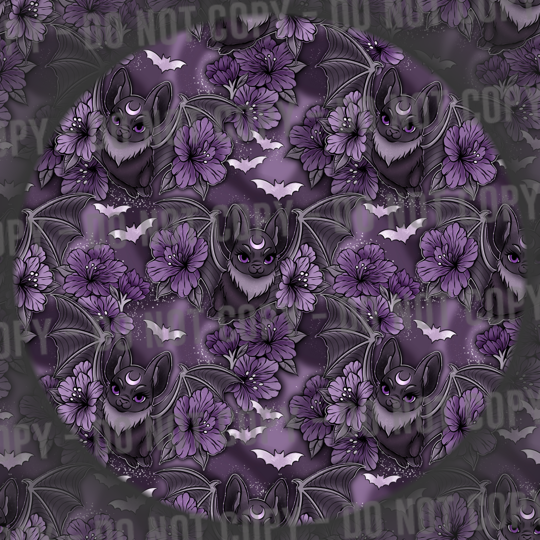 Midnight Moon Bats - Violet