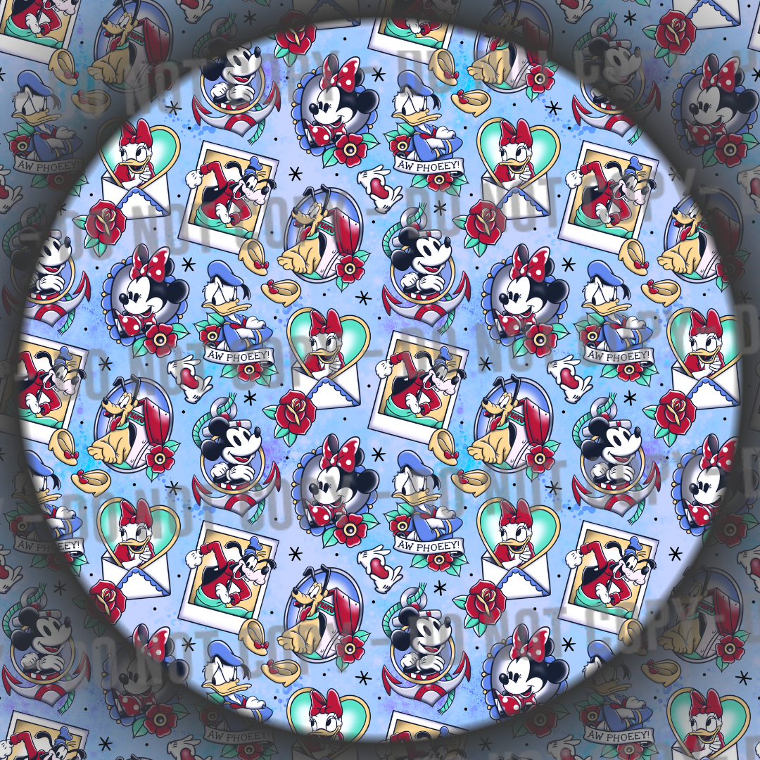 Mouse Tattoos - Blue