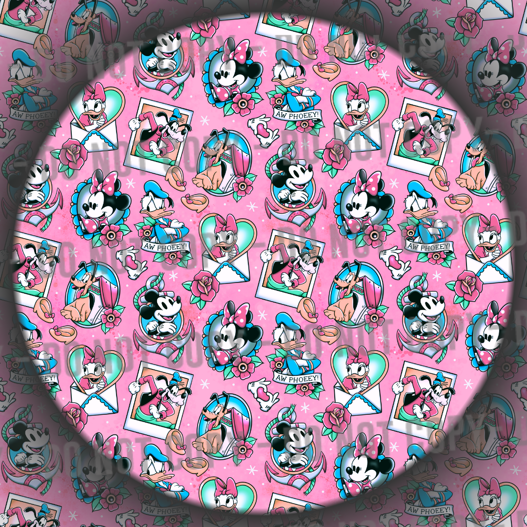 Mouse Tattoos - Pink