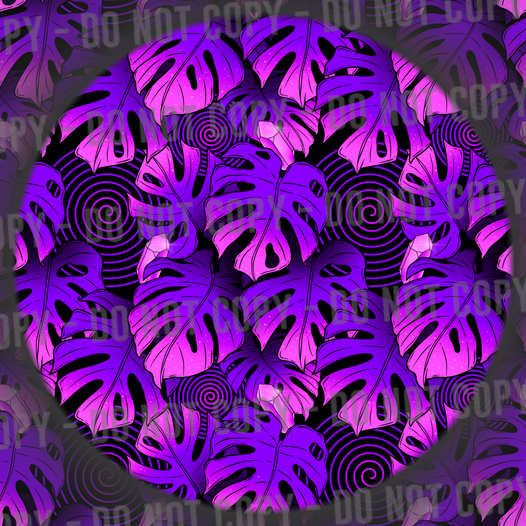 Night Garden - Pink Purple