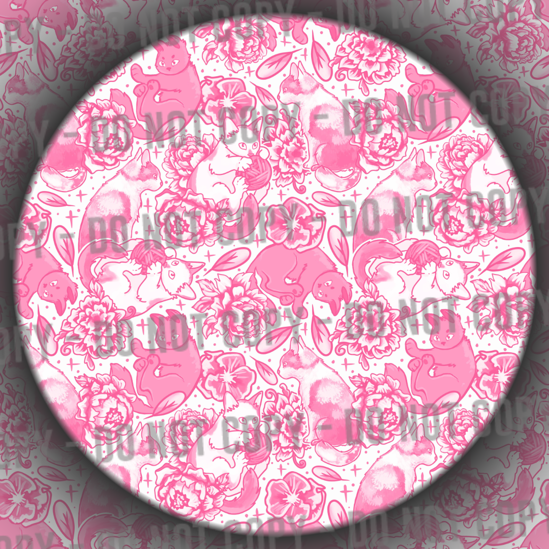 Porcelain Cats - Pink