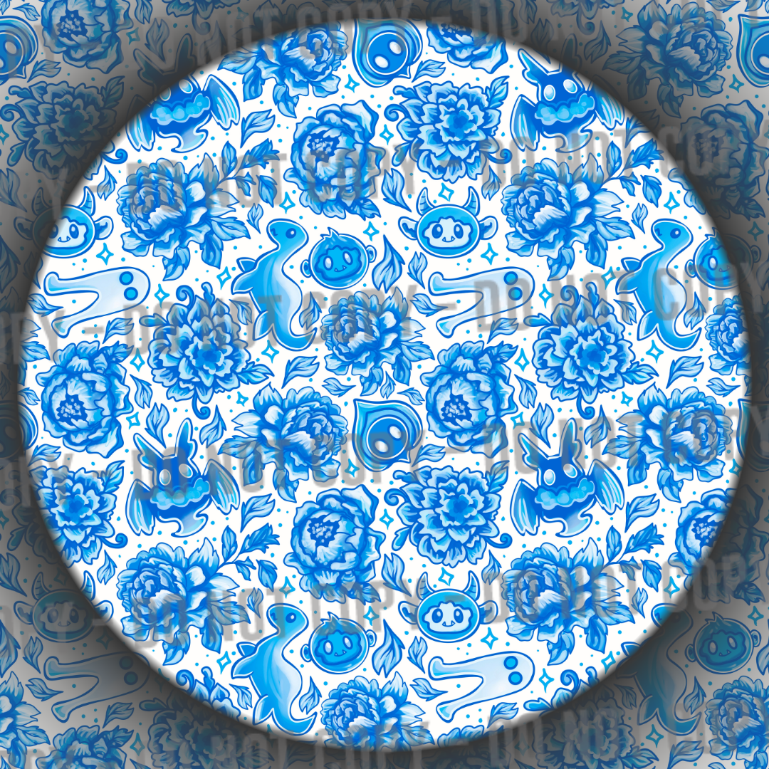 Porcelain Cryptids - Blue & White