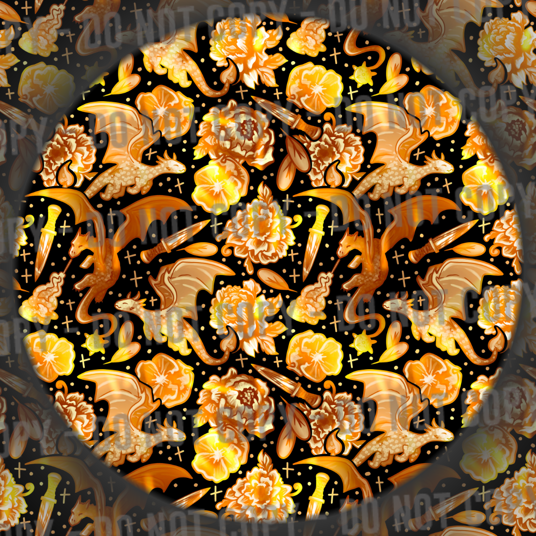 Porcelain Dragons - Orange