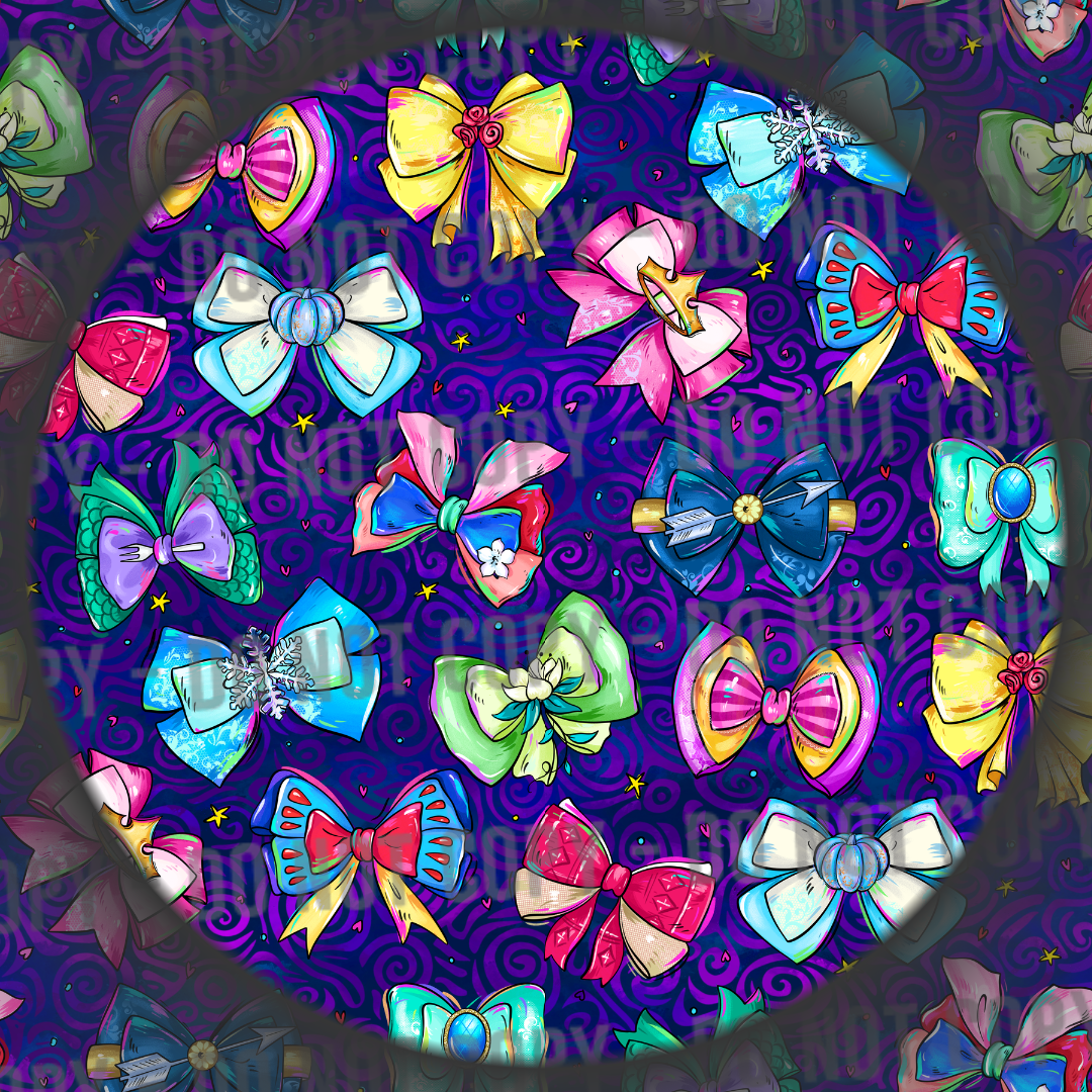 Princess Bows - Blurple