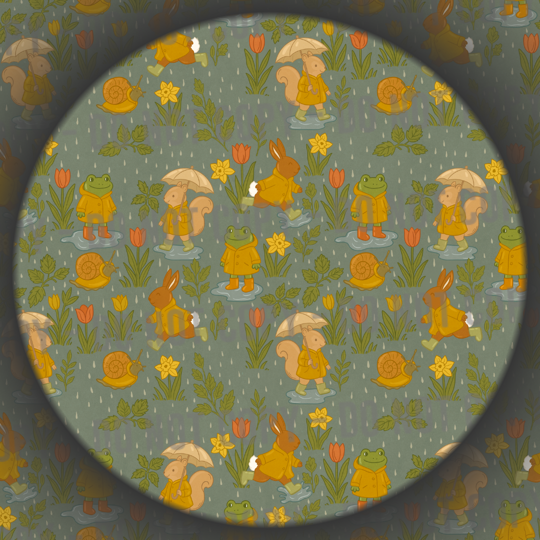 Rainy Day In The Garden