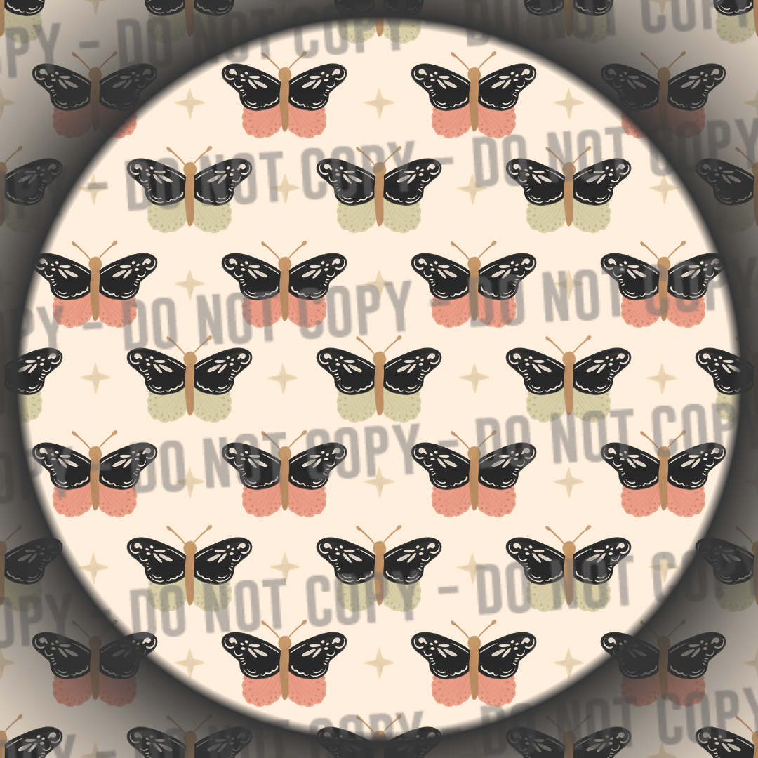 Red & Green Butterflies