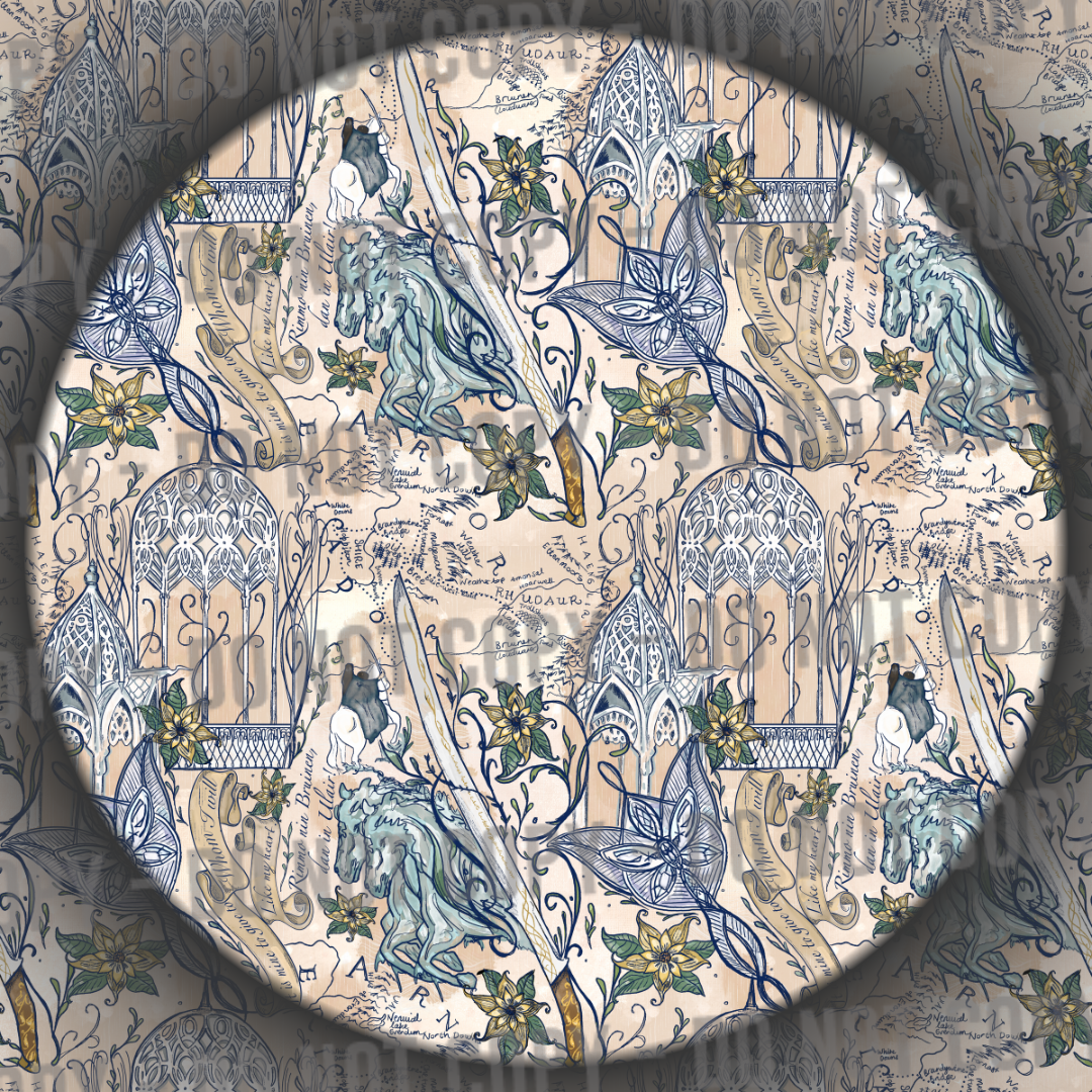 Rivendell Map - Parchment