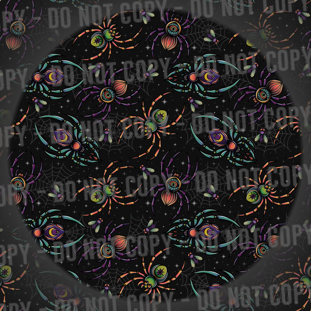 Tattoo Spiders - Charcoal