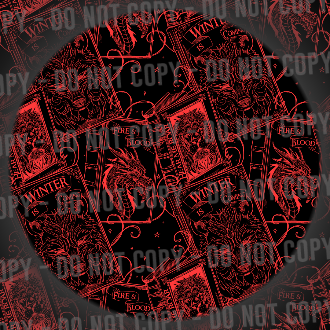 Throne Books - Black & Red