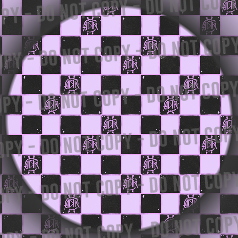 ADTR Checks - Purple & Black - 1