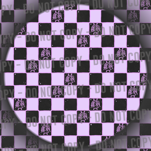 ADTR Checks - Purple & Black - 1