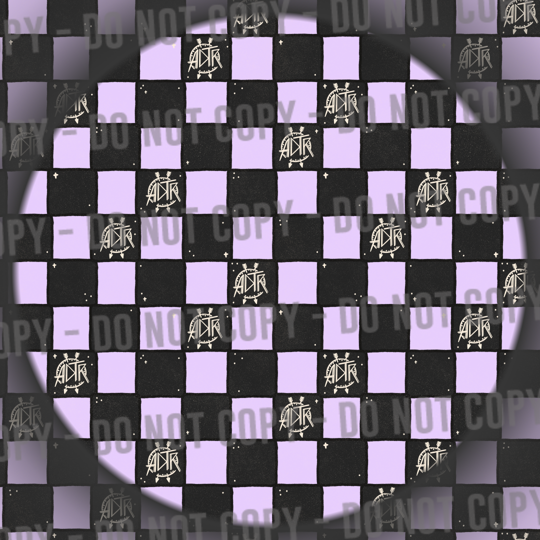 ADTR Checks - Purple & Black - 2