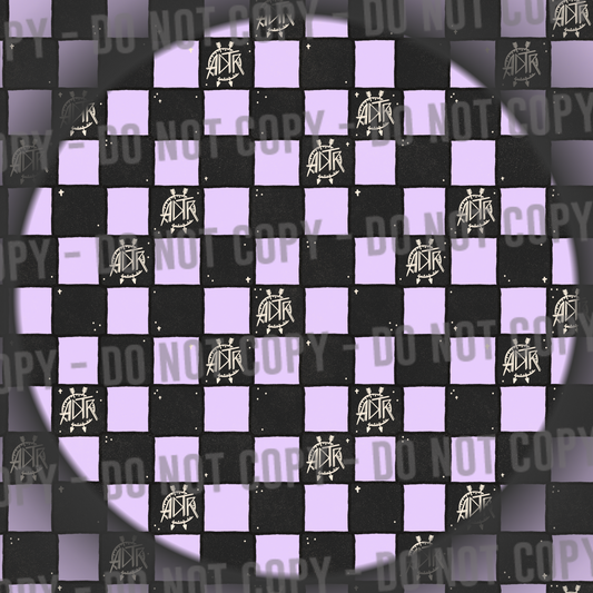 ADTR Checks - Purple & Black - 2