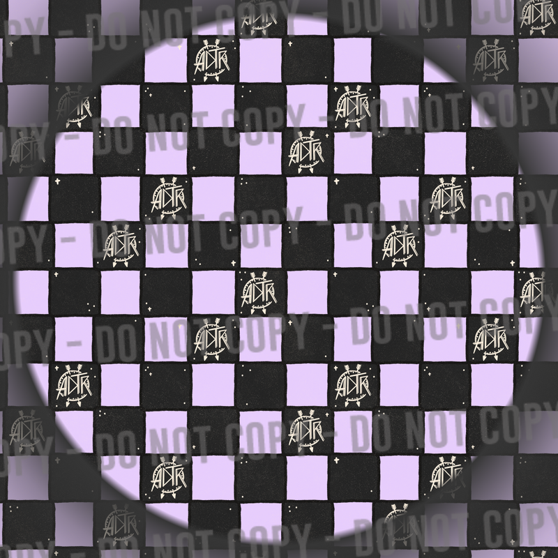 ADTR Checks - Purple & Black - 2