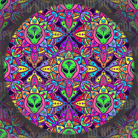 Alien Mandala - Rainbow